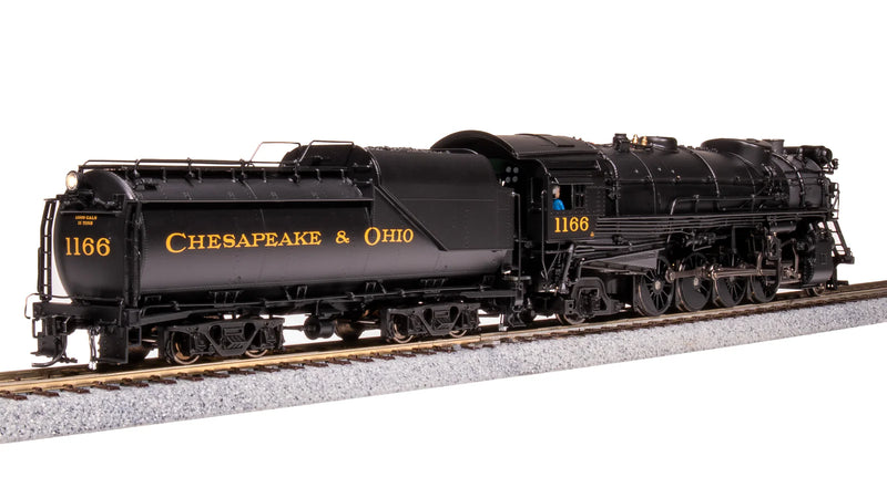 BLI 7593 HO Scale 2-8-2 Class K-2 Mikado Steam Loco Chesapeake & Ohio C&O 1196 Hybrid Paragon4 DCC