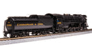 BLI 7593 HO Scale 2-8-2 Class K-2 Mikado Steam Loco Chesapeake & Ohio C&O 1196 Hybrid Paragon4 DCC
