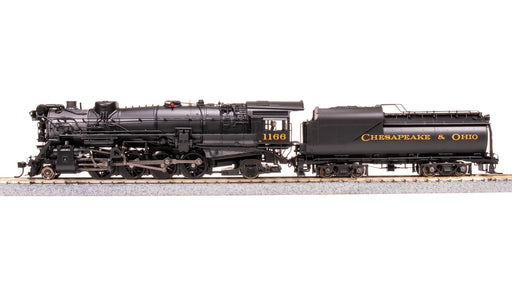 BLI 7593 HO Scale 2-8-2 Class K-2 Mikado Steam Loco Chesapeake & Ohio C&O 1196 Hybrid Paragon4 DCC