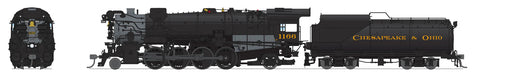 BLI 7597 HO Scale 2-8-2 Class K-2 Mikado Steam Loco Chesapeake & Ohio C&O 1182 Hybrid Paragon4 DCC