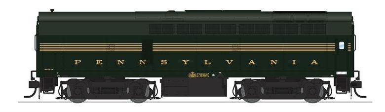 BLI 7690 HO Scale Baldwin BF-16 A/B Set Sharknose Diesel "5 Stripe" PRR 9708A/9708B - Paragon4