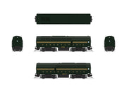 BLI 7690 HO Scale Baldwin BF-16 A/B Set Sharknose Diesel "5 Stripe" PRR 9708A/9708B - Paragon4