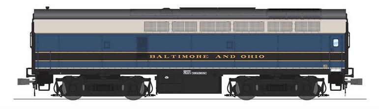 BLI 7694 HO Scale Baldwin RF-16 A/B Set Sharknose Diesel Baltimore & Ohio B&O 857A/857X - Paragon4