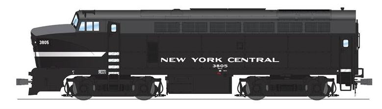 BLI 7696 HO Scale Baldwin RF-16 A/B Set Sharknose Diesel New York Central NYC 3805/3707 - Paragon4