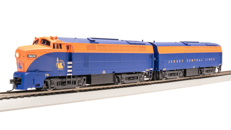 BLI 7700 HO Scale Baldwin RF-16 A/B Set Sharknose Diesel Jersey Central CNJ 78/S - Paragon4