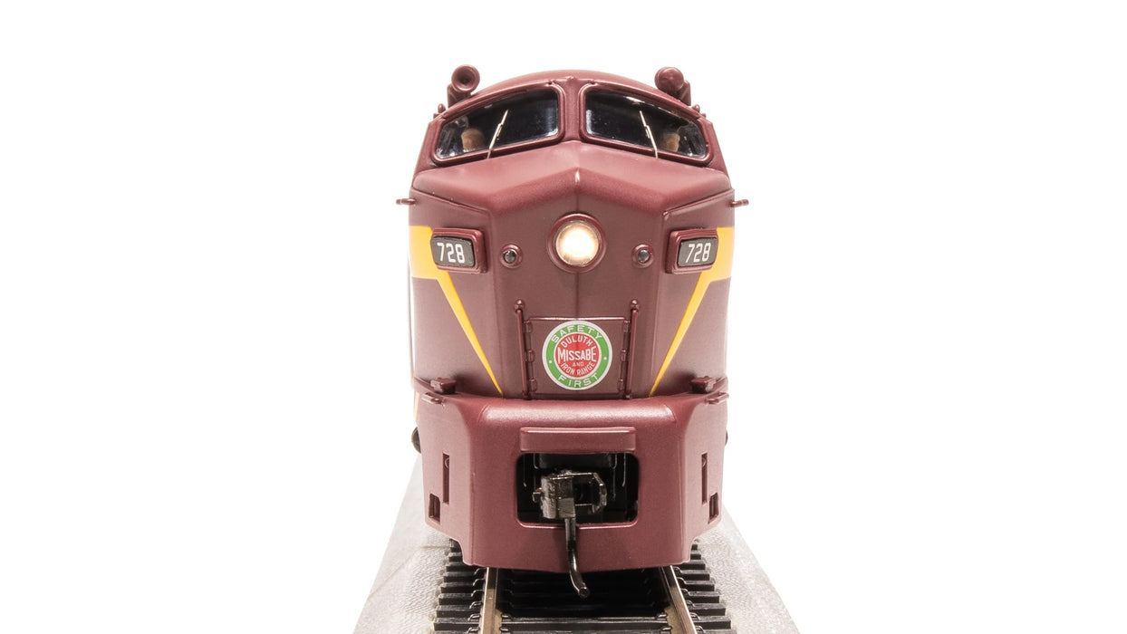 BLI 7704 HO Scale Baldwin RF-16 A/B Set Sharknose Diesel DM&IR 728/729 - Paragon4