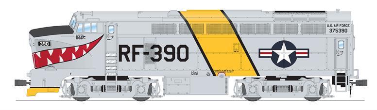 BLI 7710 HO Scale Baldwin RF-16 Sharknose Diesel US Air Force USAF RF ...