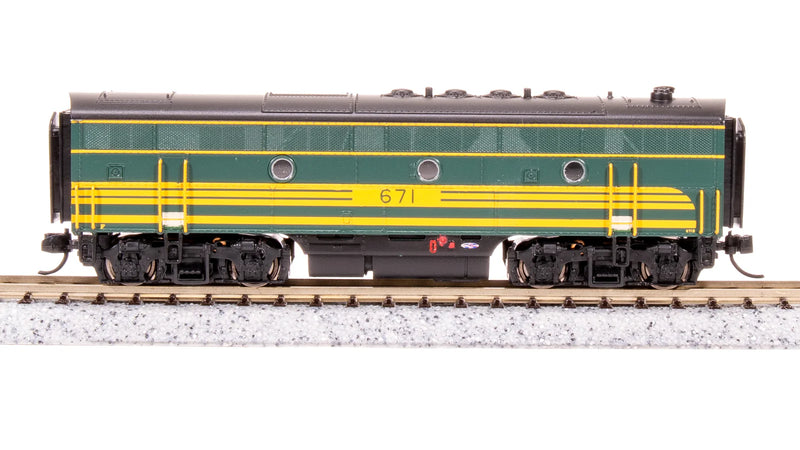 BLI 7723 N Scale EMD Diesel F3A/B Set Maine Central MEC 683/671B Paragon4 DCC