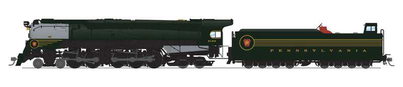 BLI 7808 HO Scale Pennsylvania Q2 Duplex 4-4-6-4 Steam Loco 6190 Paragon4 Hybrid