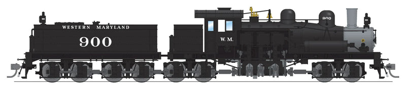 BLI 7819 HO Scale Class D 4 Truck Shay Western Maryland WM 900 - Paragon4 (Sound/DC/DCC/Smoke)