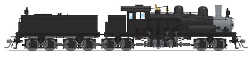 BLI 7820 HO Scale Class D 4 Truck Shay Black Unlettered - Paragon4 (Sound/DC/DCC/Smoke)