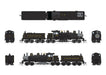 BLI 7825 HO Scale Class D 4 Truck Shay El Paso Rock Island Route #105 - Paragon4 (Sound/DC/DCC/Smoke)