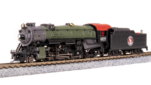 BLI 7833 N Scale USRA 2-8-2 Mikado Steam Locomotive Great Northern GN 3201 Paragon4 DCC