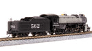 BLI 7834 N Scale USRA 2-8-2 Mikado Steam Locomotive Kansas City Southern KCS 562 Paragon4 DCC