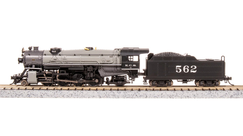 BLI 7834 N Scale USRA 2-8-2 Mikado Steam Locomotive Kansas City Southern KCS 562 Paragon4 DCC