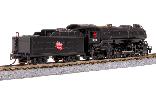 BLI 7836 N Scale USRA 2-8-2 Mikado Steam Locomotive Milwaukee Road MILW 333 Paragon4 DCC