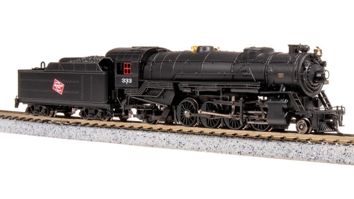 BLI 7836 N Scale USRA 2-8-2 Mikado Steam Locomotive Milwaukee Road MILW 333 Paragon4 DCC