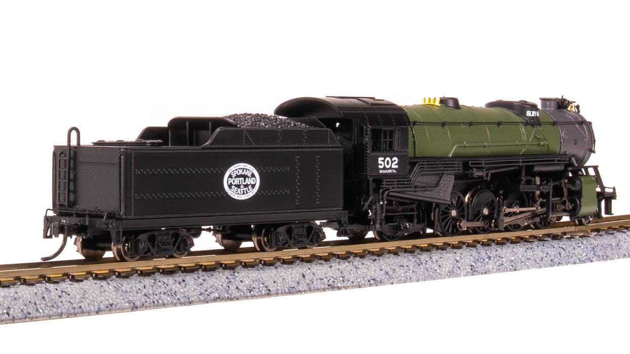 BLI 7839 N Scale USRA 2-8-2 Mikado Steam Locomotive Spokane, Portland & Seattle SP&S 509 Paragon4 DCC