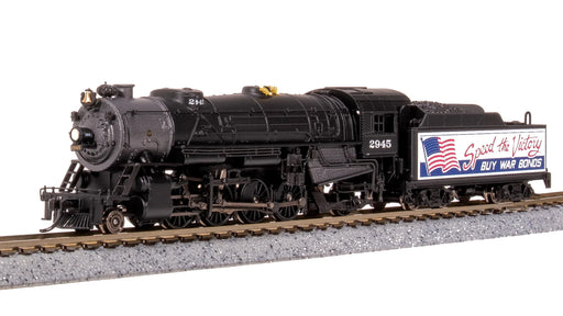 BLI 7842 N Scale USRA 2-8-2 Mikado Steam Locomotive Buy War Bonds 2945 Paragon4 DCC