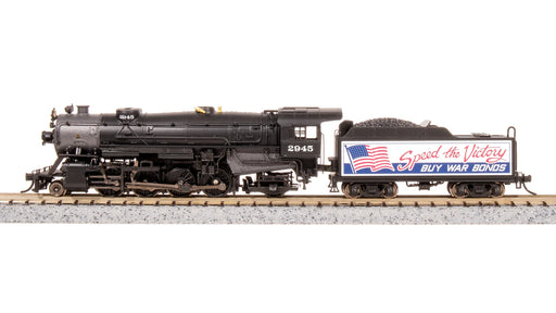 BLI 7842 N Scale USRA 2-8-2 Mikado Steam Locomotive Buy War Bonds 2945 Paragon4 DCC