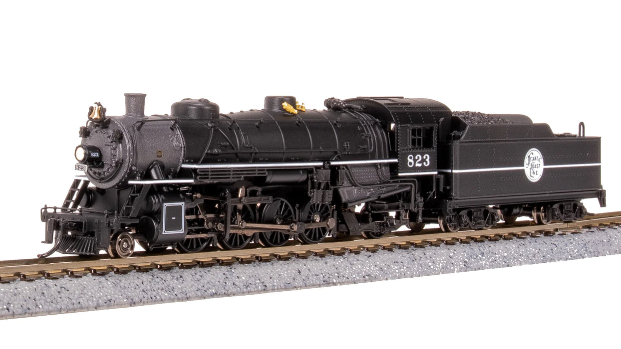 BLI 7850 N Scale USRA 2-8-2 Mikado Steam Locomotive Atlantic Coast Line ACL 823 Paragon4 DCC