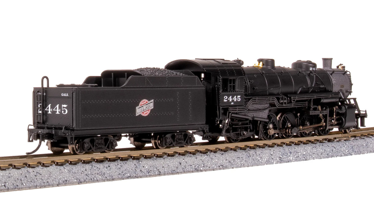 BLI 7855 N Scale USRA 2-8-2 Mikado Steam Locomotive Chicago & North Western CNW 2486 Paragon4 DCC
