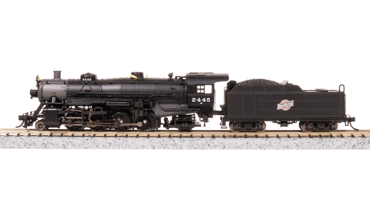 BLI 7855 N Scale USRA 2-8-2 Mikado Steam Locomotive Chicago & North Western CNW 2486 Paragon4 DCC
