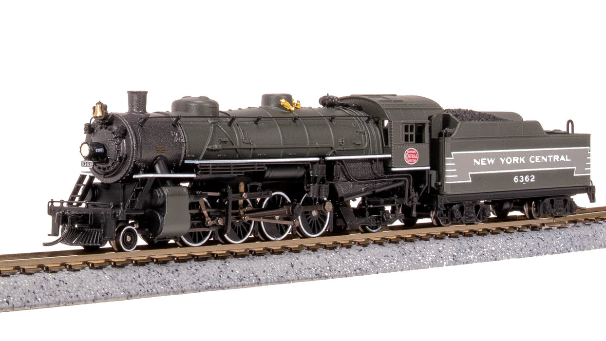 BLI 7858 N Scale USRA 2-8-2 Mikado Steam Locomotive New York Central "Fantasy" NYC 6362 Paragon4 DCC
