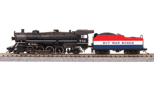 BLI 7865 N Scale USRA 2-8-2 Mikado Steam Locomotive Buy War Bonds 712 Paragon4 DCC
