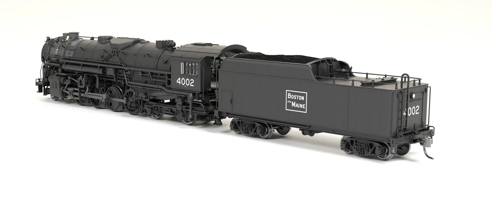 BLI 7881 HO Scale T1a Berkshire 2-8-4 Steam Loco Boston & Maine B&M 4007 Paragon4