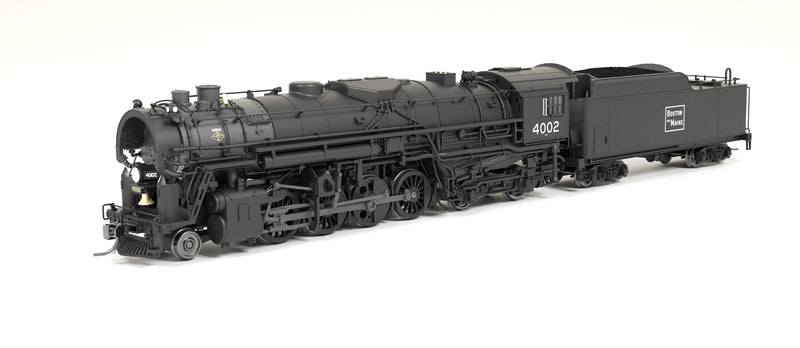 BLI 7882 HO Scale T1a Berkshire 2-8-4 Steam Loco Boston & Maine B&M 4012 Paragon4