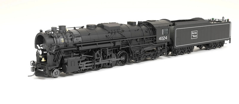BLI 7885 HO Scale T1b Berkshire 2-8-4 Steam Loco Boston & Maine B&M 4024 Paragon4
