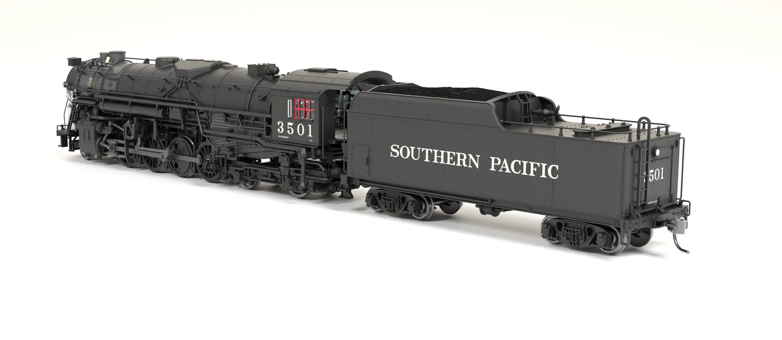 BLI 7901 HO Scale T1a Berkshire 2-8-4 Steam Loco Southern Pacific SP 3504 Paragon4