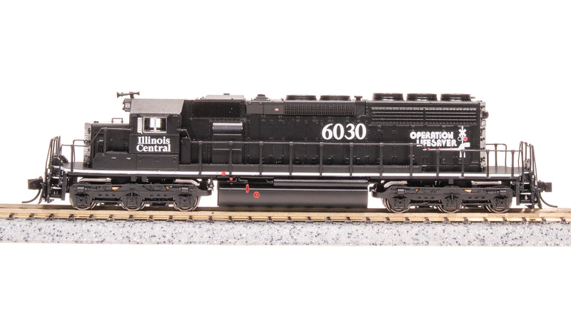BLI 7962 N Scale EMD SD40-2 Illinois Central IC 6257 Paragon4 DCC