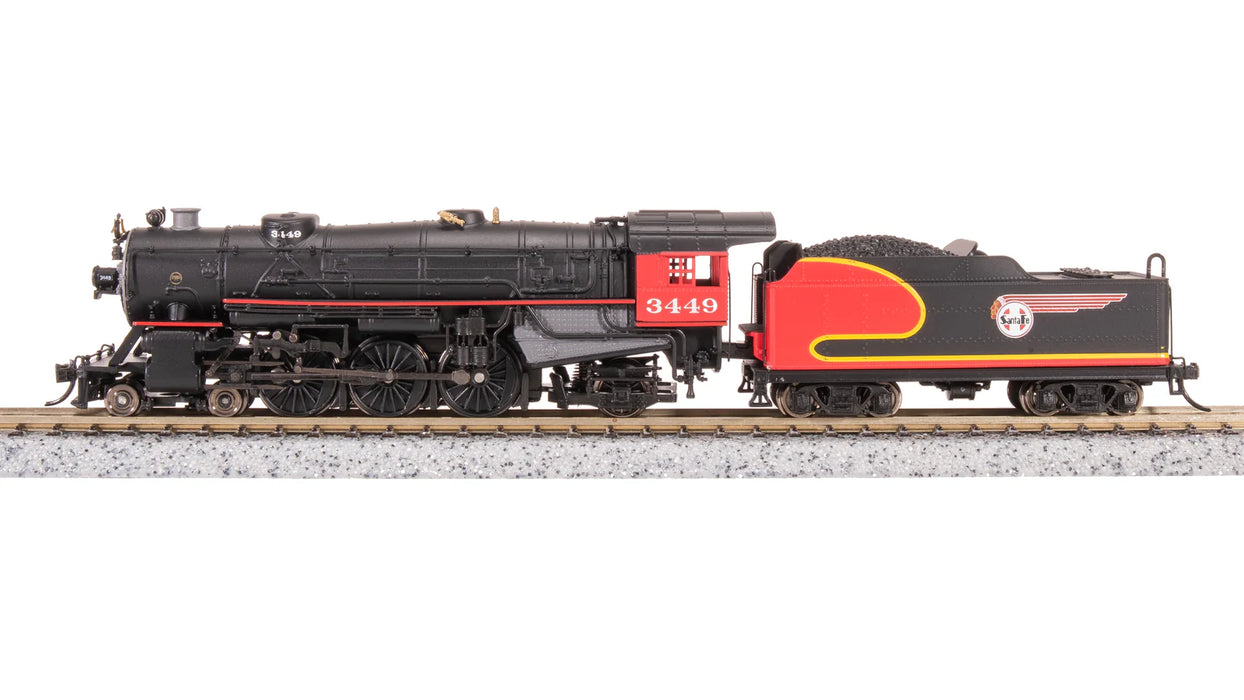 BLI 7982 N Scale USRA 4-6-2 Pacific Steam Locomotive Santa Fe "Warbonnet" 3449 Paragon4 DCC
