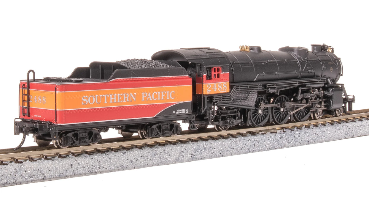 BLI 7990 N Scale USRA 4-6-2 Pacific Steam Locomotive SP 2491 Paragon4 (Daylight DC/DCC/Sound)
