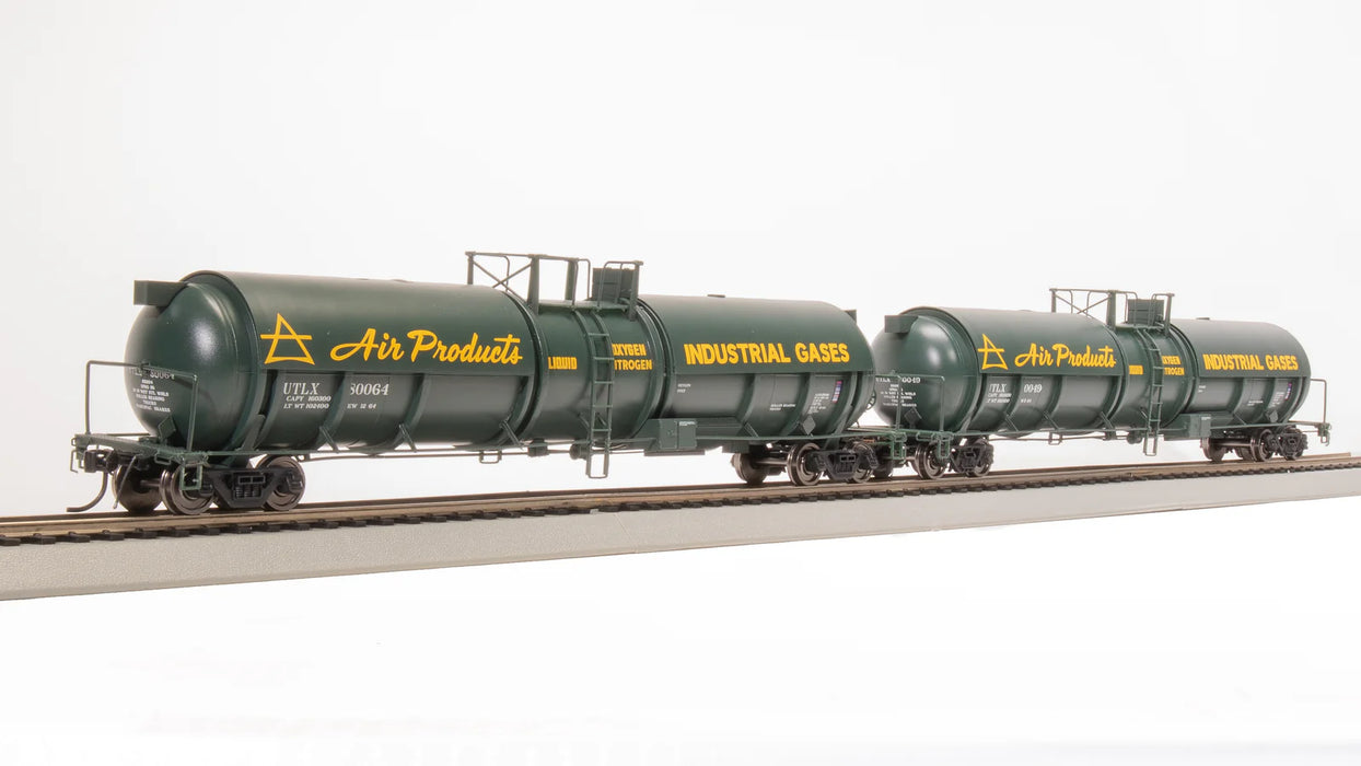 BLI 8031 HO Scale Cryogenic Tank Car Air Products UTLX (2 Pack)