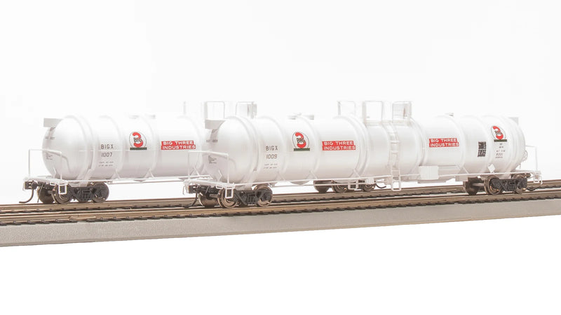 BLI 8033 HO Scale Cryogenic Tank Car Big 3 Industries BIGX (2 Pack)