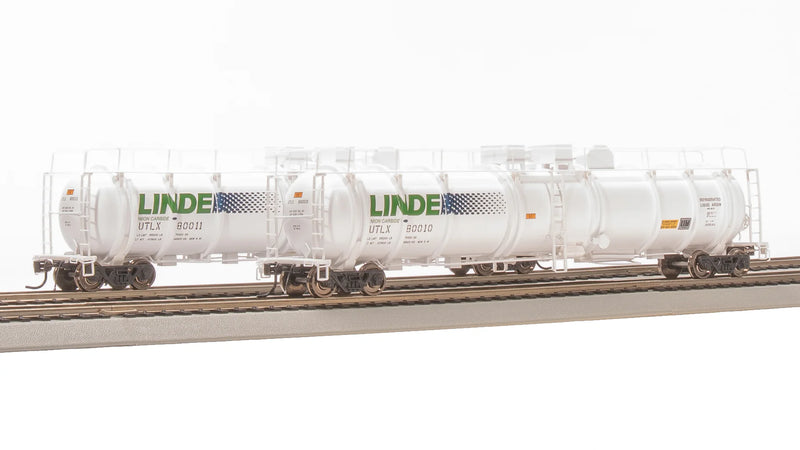 BLI 8035 HO Scale Cryogenic Type A Tank Car Linde UTLX (2 Pack)