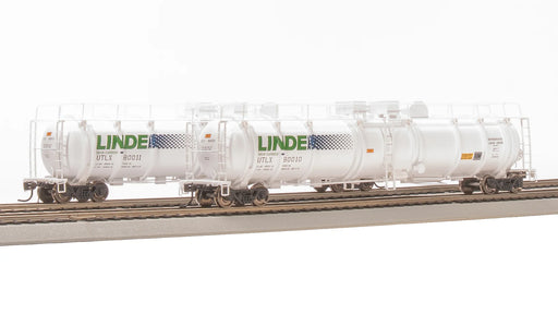 BLI 8035 HO Scale Cryogenic Type A Tank Car Linde UTLX (2 Pack)