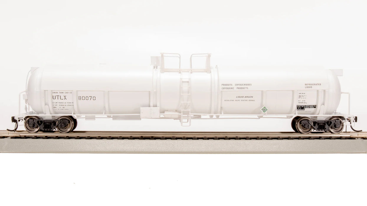 BLI 8037 HO Scale Cryogenic Tank Car UTLX (White) 2 Pack