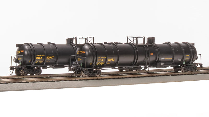 BLI 8038 HO Scale Cryogenic Tank Car UTLX (Black) 2 Pack