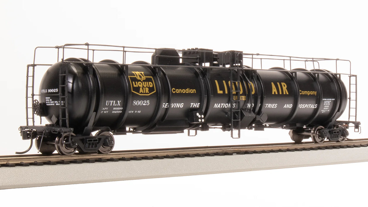 BLI 8047 HO Scale Cryogenic Tank Car UTLX (Black)