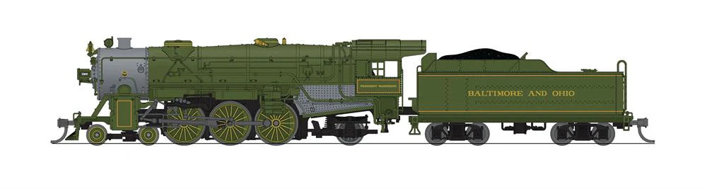 BLI 8063 N Scale USRA 4-6-2 Pacific Steam Locomotive Baltimore & Ohio "President Lincoln" 5314 Stealth - DC