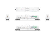 BLI 8146 N Scale High-Capacity Cryogenic Type C Tank Car Linde UTLX 2 Pack
