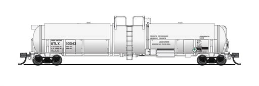 BLI 8147 N Scale High-Capacity Cryogenic Tank Car UTLX (White) 2 Pack