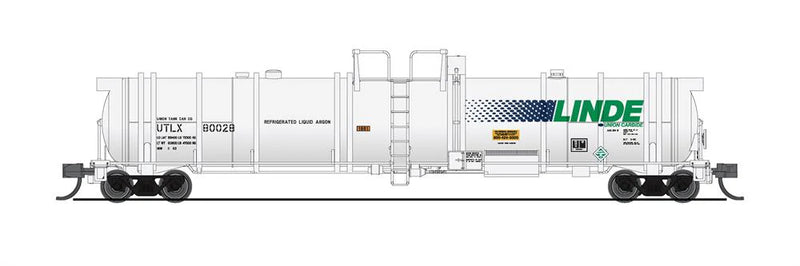 BLI 8155 N Scale High-Capacity Cryogenic Tank Car (Type C) Linde UTLX