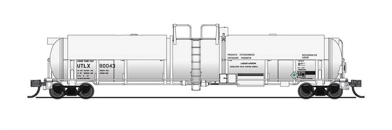 BLI 8156 N Scale High-Capacity Cryogenic Tank Car UTLX (White)