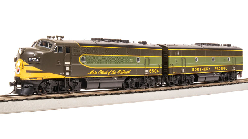 BLI 8164 HO Scale EMD F3A/B Set Northern Pacific NP 6504A/6504B with Paragon4 DCC