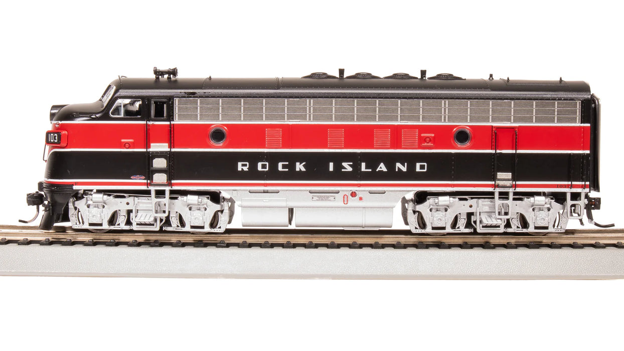 BLI 8191 HO Scale EMD F7A/B Set Rock Island CRIP 103/105B with Paragon4 DCC